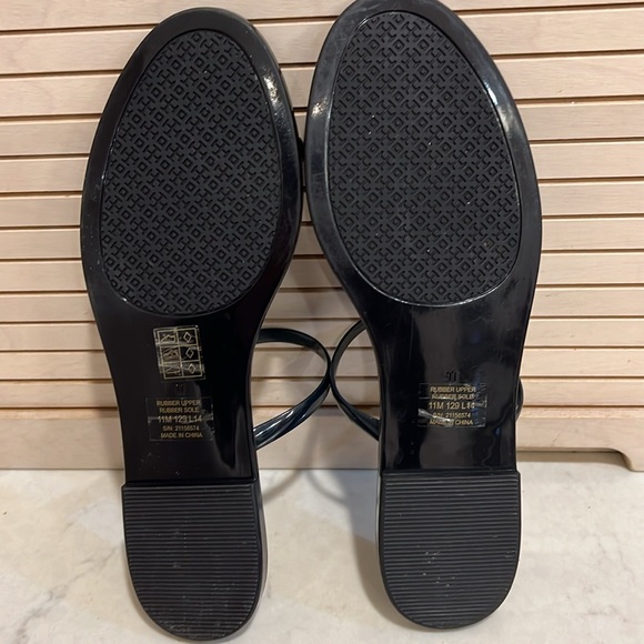 Tory Burch Women’s Navy Slip On Two Strap Jelly Slide Size 11 - Picture 5 of 9